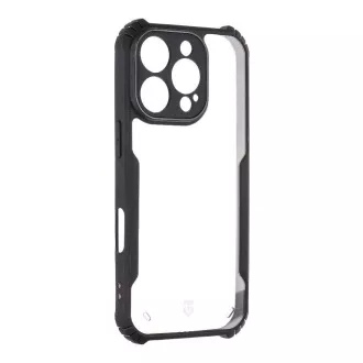 Husă tactică Quantum Stealth pentru Apple iPhone 16 Pro transparentă/neagră