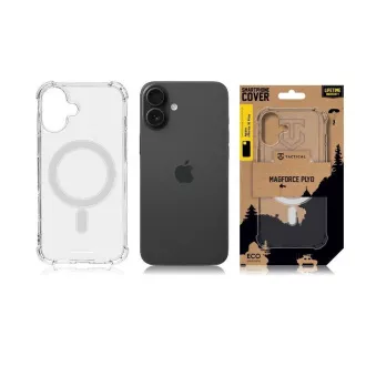 Husă tactică MagForce Plyo pentru Apple iPhone 16 Plus Transparentă