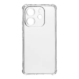 Husă tactică TPU Plyo pentru Xiaomi Redmi Note 14 4G, transparentă