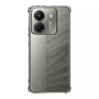Carcasă tactică TPU Plyo pentru Poco M7 Pro, transparentă