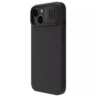 Husă Nillkin CamShield Silky magnetică din silicon pentru Apple iPhone 14 Negru Husă Nillkin CamShield Silky magnetică din silicon pentru Apple iPhone 14 Negru