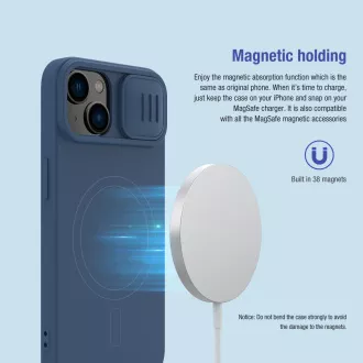 Husă Nillkin CamShield Silky magnetică din silicon pentru Apple iPhone 14 Negru Husă Nillkin CamShield Silky magnetică din silicon pentru Apple iPhone 14 Negru