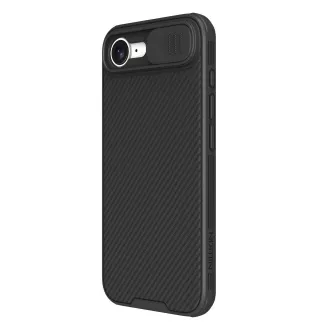 Husă spate magnetică Nillkin CamShield PRO pentru Apple iPhone 16e, neagră