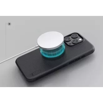 Husă din spate magnetică Nillkin Super Frosted PRO pentru Apple iPhone 16 Pro negru