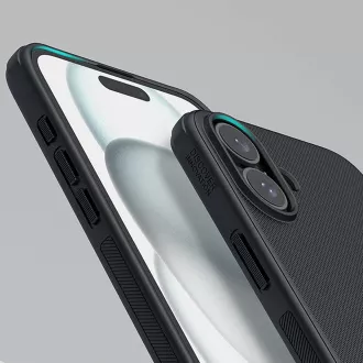 Husă din spate magnetică Nillkin Super Frosted PRO pentru Apple iPhone 16 Negru