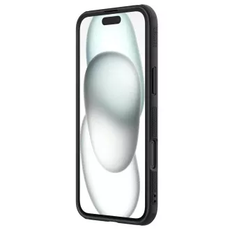Husă din spate magnetică Nillkin Super Frosted PRO pentru Apple iPhone 16 Negru