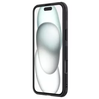 Husa din spate Nillkin Super Frosted PRO pentru Apple iPhone 16 Negru