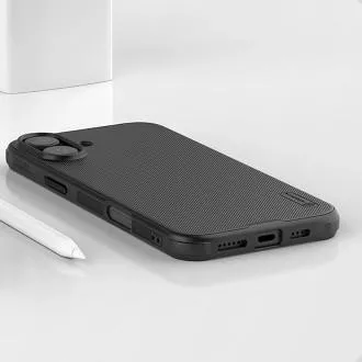 Husa din spate Nillkin Super Frosted PRO pentru Apple iPhone 16 Negru