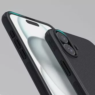 Husa din spate Nillkin Super Frosted PRO pentru Apple iPhone 16 Negru