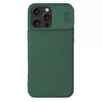 Husă din spate magnetică Nillkin CamShield PRO pentru Apple iPhone 16 Pro Max Verde închis