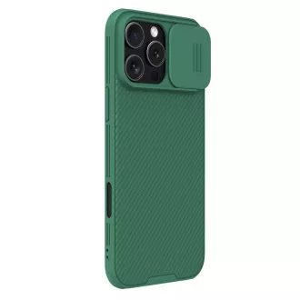 Husă din spate magnetică Nillkin CamShield PRO pentru Apple iPhone 16 Pro Max Verde închis