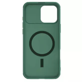Husă din spate magnetică Nillkin CamShield PRO pentru Apple iPhone 16 Pro Max Verde închis