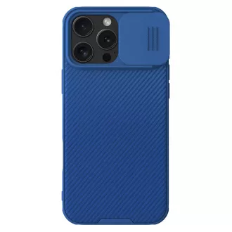 Husă din spate magnetică Nillkin CamShield PRO pentru Apple iPhone 16 Pro Max Blue Husă din spate magnetică Nillkin CamShield PRO pentru Apple iPhone 16 Pro Max Blue