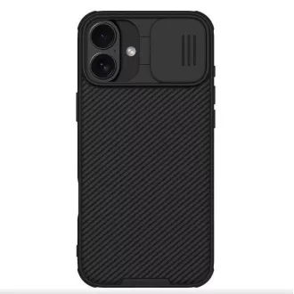 Husă din spate magnetică Nillkin CamShield PRO pentru Apple iPhone 16 Negru Husă din spate magnetică Nillkin CamShield PRO pentru Apple iPhone 16 Negru