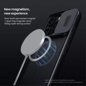 Husă din spate magnetică Nillkin CamShield PRO pentru Apple iPhone 16 Negru Husă din spate magnetică Nillkin CamShield PRO pentru Apple iPhone 16 Negru