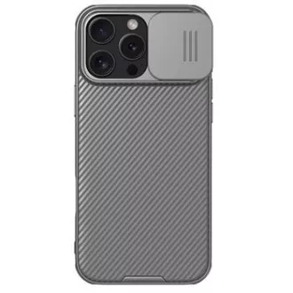 Husa din spate Nillkin CamShield PRO pentru Apple iPhone 16 Pro Max, gri titan