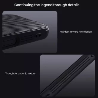 Husa din spate Nillkin CamShield PRO pentru Apple iPhone 16 Pro Max, gri titan