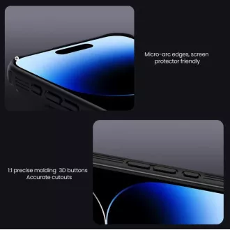 Husa din spate Nillkin CamShield PRO pentru Apple iPhone 16 Pro Max, gri titan