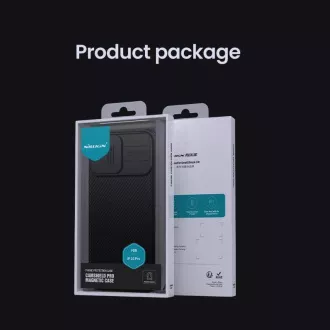 Husa din spate Nillkin CamShield PRO pentru Apple iPhone 16 Pro Max, gri titan