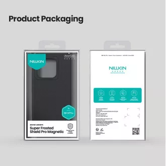 Husă din spate magnetică Nillkin Super Frosted PRO pentru Xiaomi 14T Pro Black
