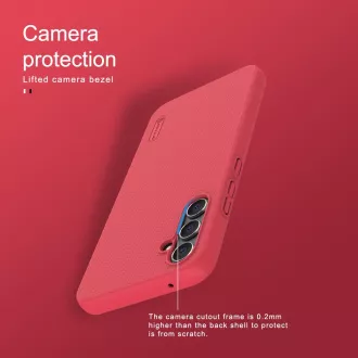 Nillkin Super Frosted Back Cover pentru Samsung Galaxy A34 5G Peacock Blue
