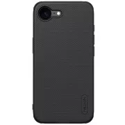 Husă spate Nillkin Super Frosted PRO pentru Apple iPhone 16e/17e, neagră