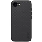 Husă spate Nillkin Super Frosted PRO pentru Apple iPhone 16e/17e, neagră