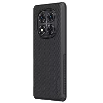 Husă spate Nillkin Super Frosted PRO pentru Xiaomi Redmi Note 14 Pro 5G/Poco X7 5G, neagră