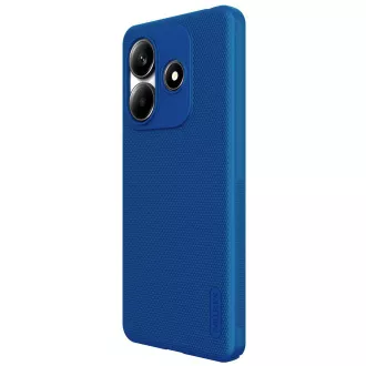 Husă spate Nillkin Super Frosted pentru Xiaomi Redmi Note 14 5G, albastru păun Husă spate Nillkin Super Frosted pentru Xiaomi Redmi Note 14 5G, albastru păun