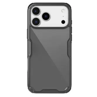 Carcasă Nillkin Nature TPU PRO pentru Apple iPhone 17 Pro/18 Pro, Negru Transparent Carcasă Nillkin Nature TPU PRO pentru Apple iPhone 17 Pro/18 Pro, Negru Transparent