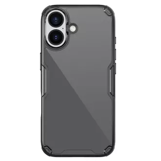 Carcasă Nillkin Nature TPU PRO pentru Apple iPhone 17, neagră transparentă