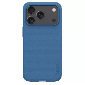 Husa protectoare Nillkin Super Frosted PRO pentru Apple iPhone 17 Pro Max, albastră