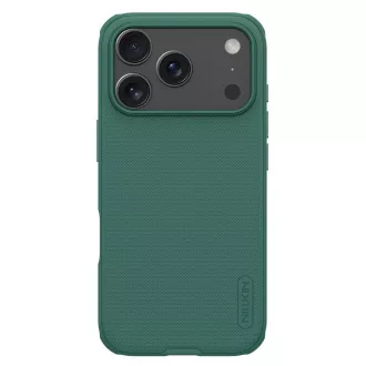 Husa protectoare Nillkin Super Frosted PRO pentru Apple iPhone 17 Pro Max, verde închis
