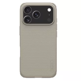 Husa protectoare Nillkin Super Frosted PRO pentru Apple iPhone 17 Pro Max, aurie