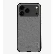Husa protectoare Nillkin Super Frosted PRO pentru Apple iPhone 17 Pro Max, transparentă/neagră