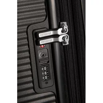 Rucsac American Tourister Soundbox Spinner 77 Exp. Negru