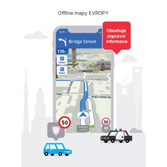Voucher Sygic - Europa - Premium, Vizualizare reală, Trafic, toată viața
