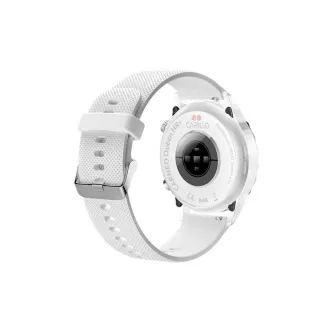 CARNEO Queen HR+/44 mm/argintiu/bandă sport/alb