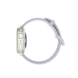CARNEO Zephyr Ultra mini HR+/Argintiu/Curea Sport/Albastru-Gri