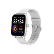 CARNEO Versa HR+/Silver/Sport Band/Alb
