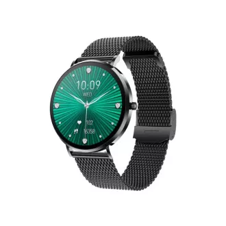 CARNEO Phoenix HR+ a 2-a generație/41 mm/Negru/Curea elegantă/Negru
