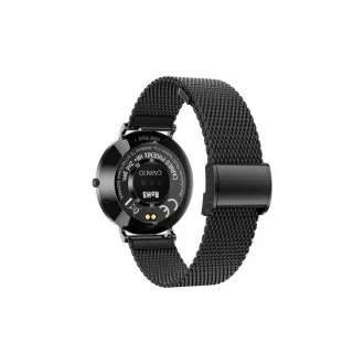 CARNEO Phoenix HR+ a 2-a generație/41 mm/Negru/Curea elegantă/Negru