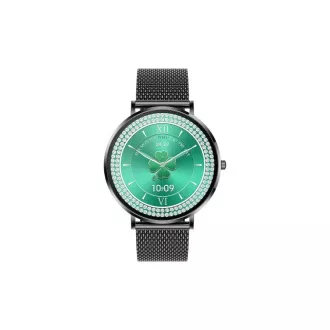 CARNEO Phoenix HR+ a 2-a generație/41 mm/Negru/Curea elegantă/Negru
