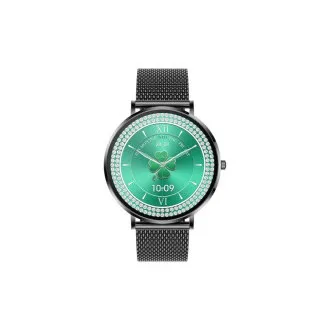 CARNEO Phoenix HR+ a 2-a generație/41 mm/Negru/Curea elegantă/Negru