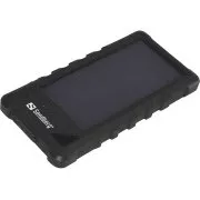 Sandberg portabil USB 16000 mAh, Powerbank solar în aer liber, pentru smartphone-uri, negru
