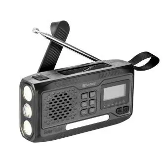 Radio DAB multifuncțional Sandberg Survivor All-in-1 4500 mAh, negru