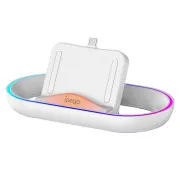 Dock încărcător iPega P5P02 cu RGB pentru telecomandă Playstation Portal Alb