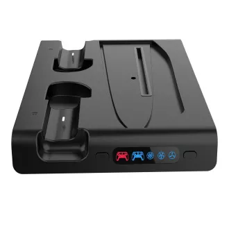 Suport RGB de încărcare multifuncțional iPega P5S006 cu răcire pentru PS5 Slim Black