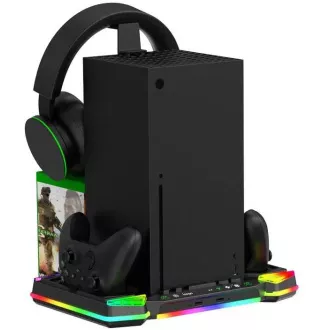 iPega XBX025S Stand de răcire RGB multifuncțional pentru Xbox