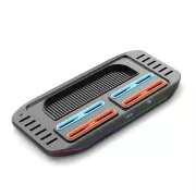 iPega SW2210 Stand de încărcare multifuncțional RGB pentru Nintendo Switch 2, negru